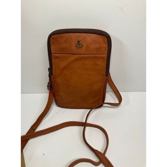 2nd Harbor Leather‎ Phone Crossbody NEW - Picture 1 of 3